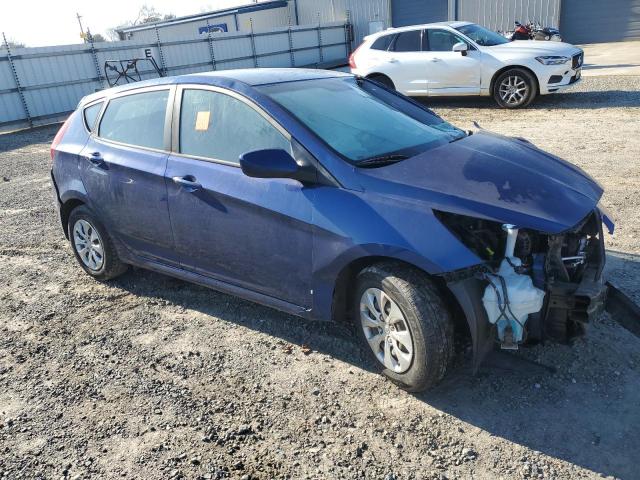 KMHCT5AE7GU290733 - 2016 HYUNDAI ACCENT SE BLUE photo 4