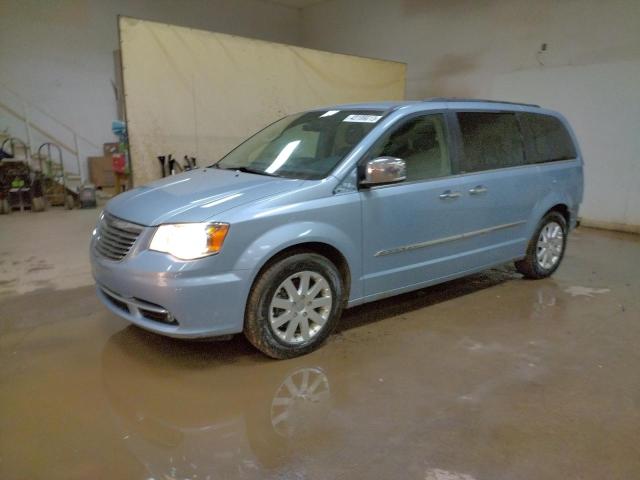 2C4RC1CGXCR411400 - 2012 CHRYSLER TOWN & COU TOURING L BLUE photo 1