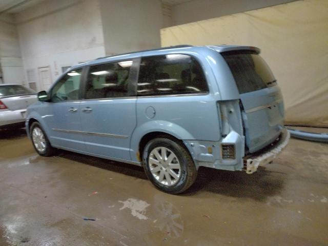 2C4RC1CGXCR411400 - 2012 CHRYSLER TOWN & COU TOURING L BLUE photo 2