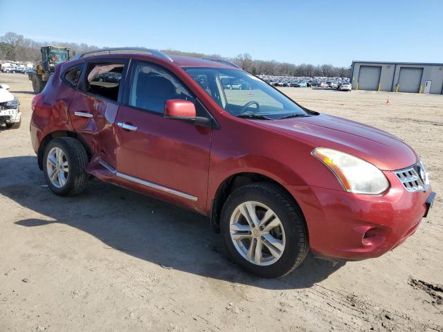 JN8AS5MV0DW623319 - 2013 NISSAN ROGUE S RED photo 4