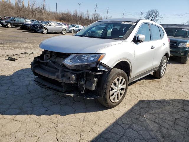 KNMAT2MTXHP522522 - 2017 NISSAN ROGUE S SILVER photo 1