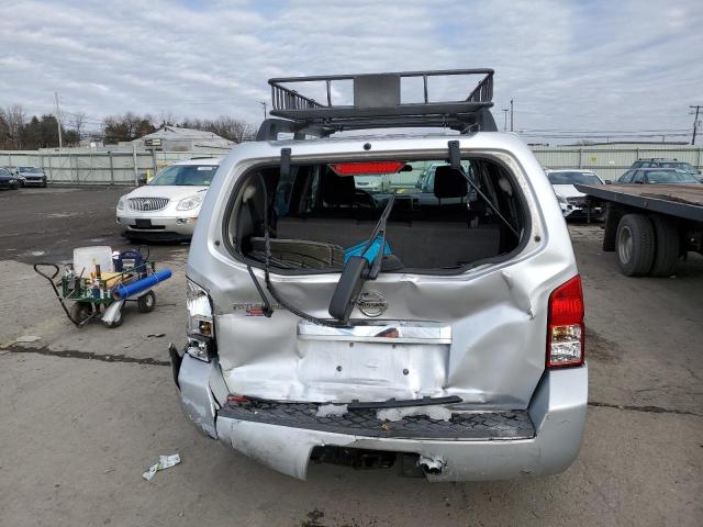5N1AR1NB9AC627687 - 2010 NISSAN PATHFINDER S SILVER photo 6