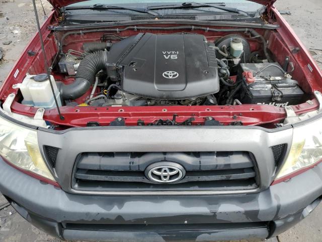 5TEUU42N05Z105117 - 2005 TOYOTA TACOMA ACCESS CAB წითელი ფოტო 11