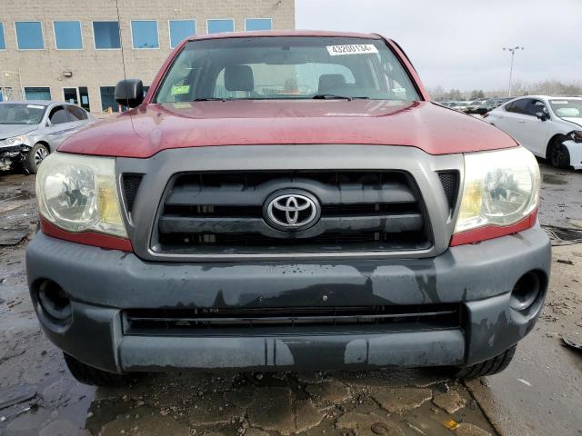 5TEUU42N05Z105117 - 2005 TOYOTA TACOMA ACCESS CAB RED photo 5