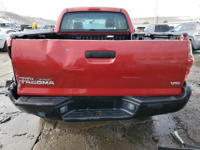 5TEUU42N05Z105117 - 2005 TOYOTA TACOMA ACCESS CAB RED photo 6