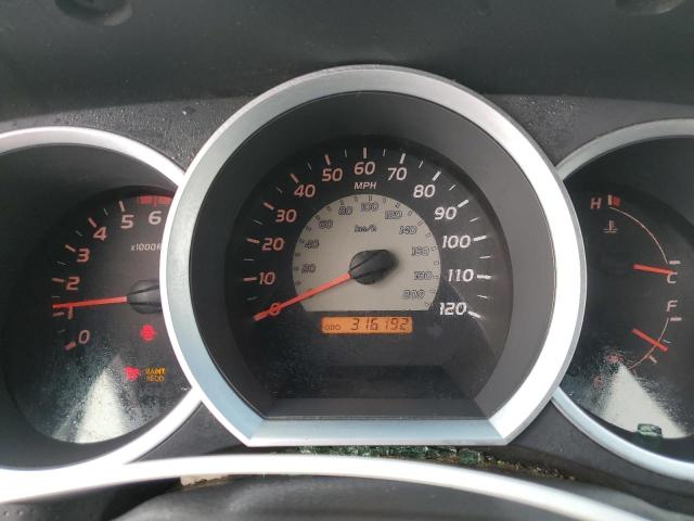 5TEUU42N05Z105117 - 2005 TOYOTA TACOMA ACCESS CAB წითელი ფოტო 9