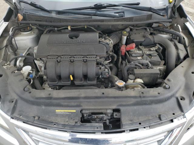 3N1AB7AP2FY334292 - 2015 NISSAN SENTRA S SILVER photo 11