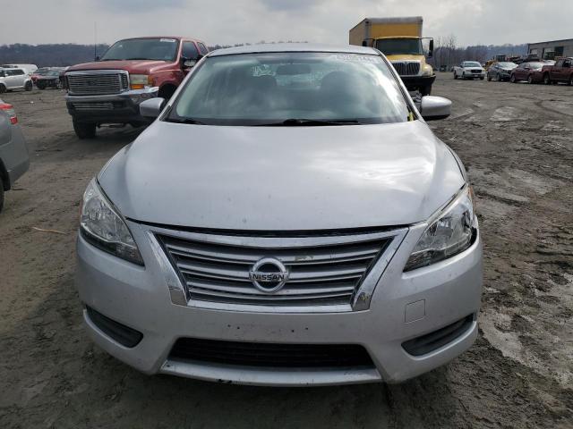 3N1AB7AP2FY334292 - 2015 NISSAN SENTRA S SILVER photo 5