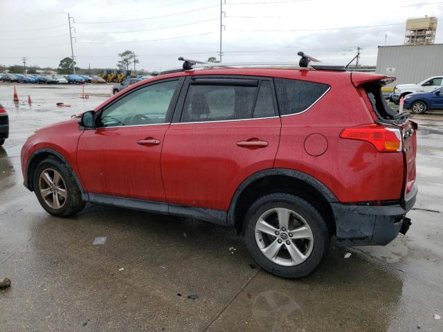 2T3WFREV2FW184508 - 2015 TOYOTA RAV4 XLE RED photo 2