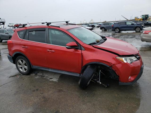 2T3WFREV2FW184508 - 2015 TOYOTA RAV4 XLE RED photo 4