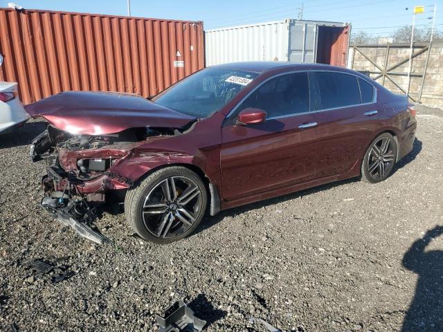 1HGCR2F50GA181088 - 2016 HONDA ACCORD SPORT BURGUNDY photo 1