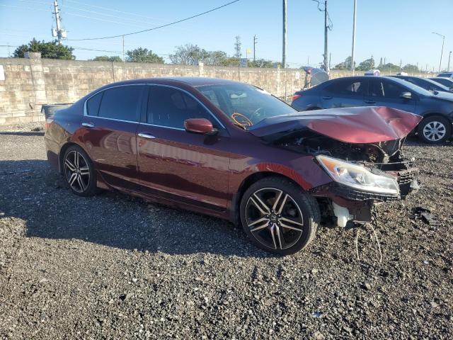 1HGCR2F50GA181088 - 2016 HONDA ACCORD SPORT BURGUNDY photo 4