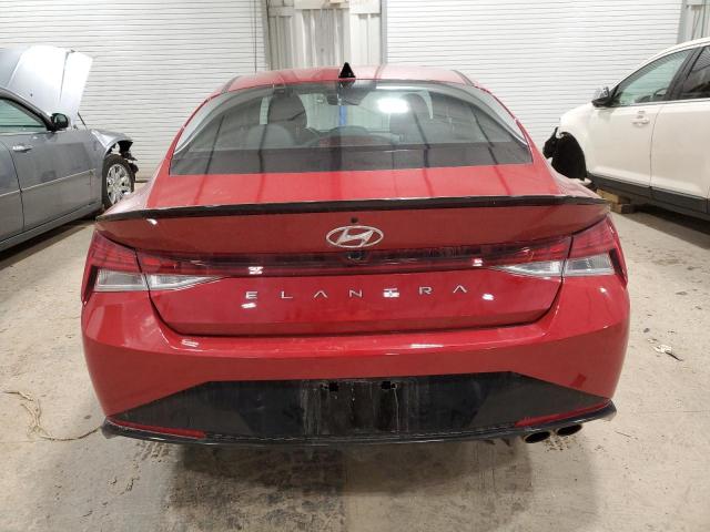 KMHLR4AF8PU415241 - 2023 HYUNDAI ELANTRA N LINE RED photo 6