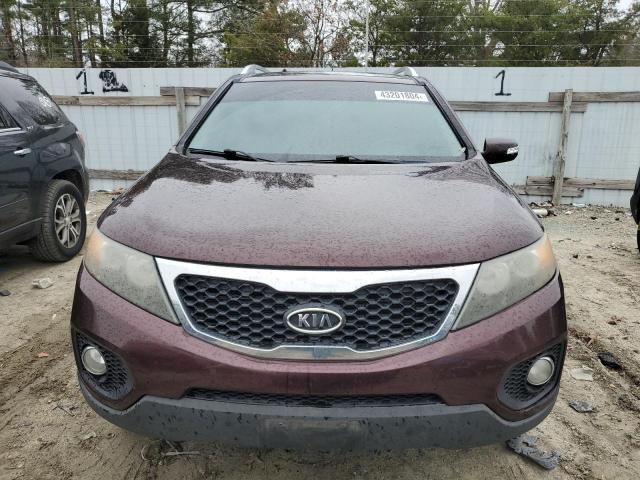 5XYKUDA26BG037426 - 2011 KIA SORENTO EX MAROON photo 5