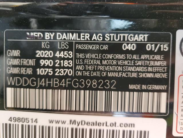 WDDGJ4HB4FG398232 - 2015 MERCEDES-BENZ C 250 BLACK photo 13