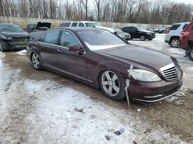 WDDNG8GB2AA292811 - 2010 MERCEDES-BENZ S 550 4MATIC BURGUNDY photo 4