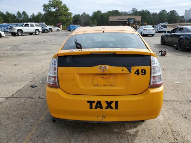 JTDKB20U267063540 - 2006 TOYOTA PRIUS YELLOW photo 6