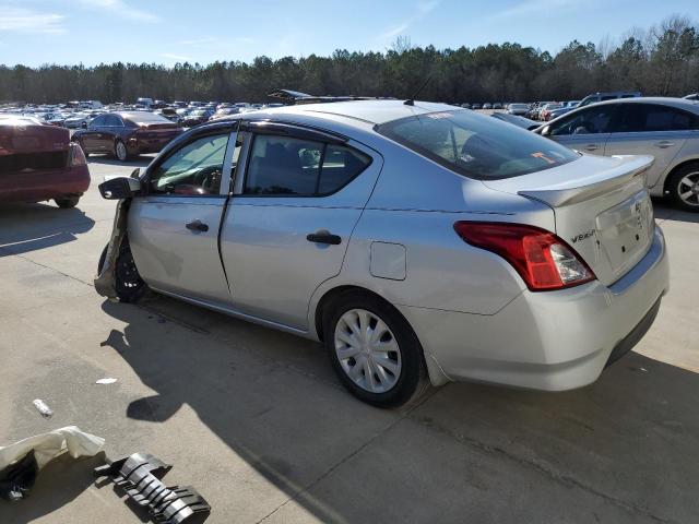 3N1CN7AP3HL829228 - 2017 NISSAN VERSA S SILVER photo 2