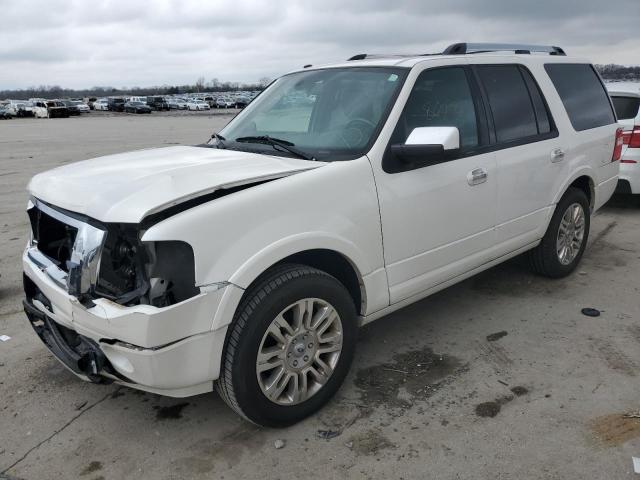 1FMJU1K54BEF34109 - 2011 FORD EXPEDITION LIMITED WHITE photo 1