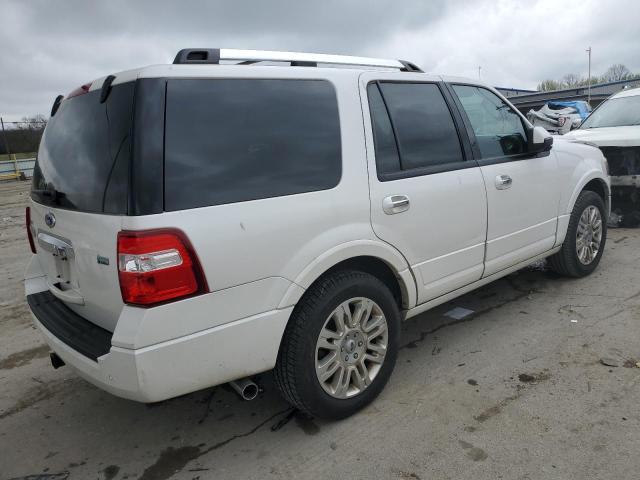 1FMJU1K54BEF34109 - 2011 FORD EXPEDITION LIMITED WHITE photo 3
