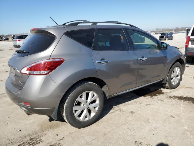 JN8AZ1MU9CW113819 - 2012 NISSAN MURANO S GRAY photo 3