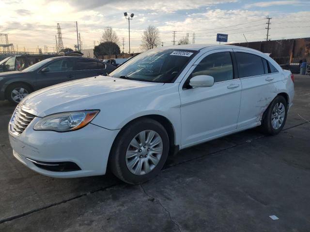 1C3CCBAB5EN212228 - 2014 CHRYSLER 200 LX WHITE photo 1