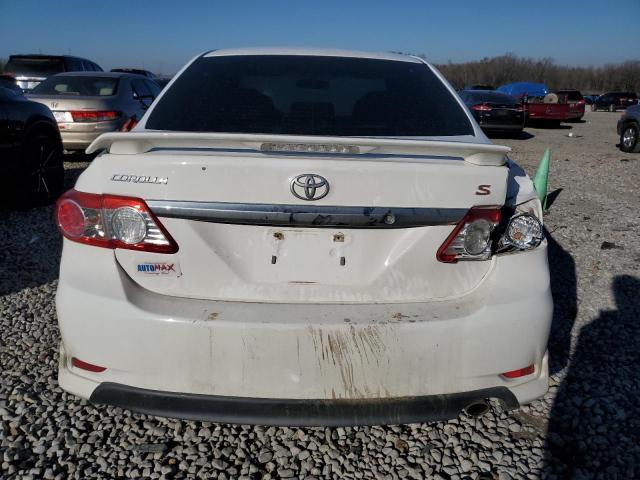 5YFBU4EE4DP161746 - 2013 TOYOTA COROLLA BASE WHITE photo 6