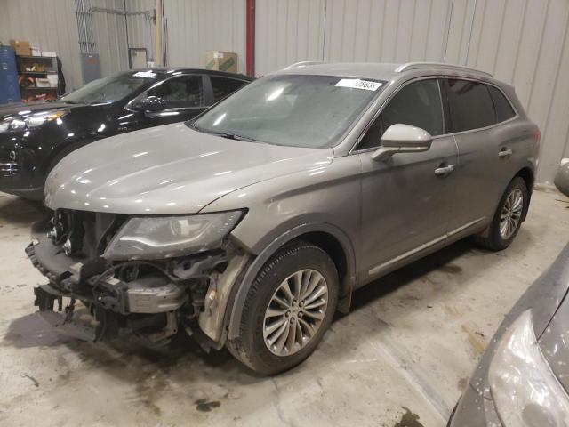 2LMPJ8KR4HBL47153 - 2017 LINCOLN MKX SELECT GRAY photo 1