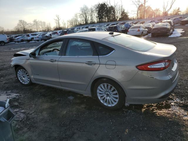 3FA6P0LU7FR230850 - 2015 FORD FUSION SE HYBRID CREAM photo 2