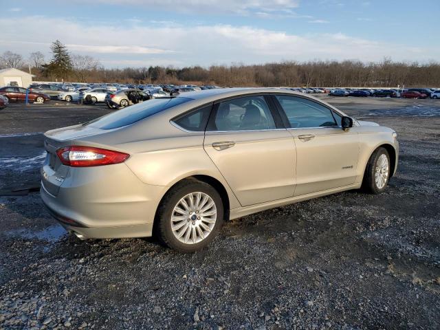 3FA6P0LU7FR230850 - 2015 FORD FUSION SE HYBRID CREAM photo 3