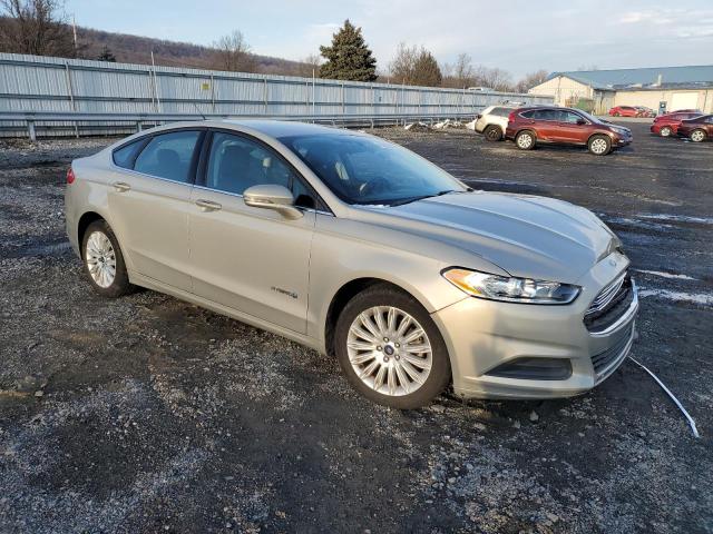 3FA6P0LU7FR230850 - 2015 FORD FUSION SE HYBRID CREAM photo 4