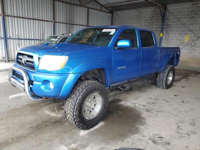 3TMMU52N18M007284 - 2008 TOYOTA TACOMA DOUBLE CAB LONG BED BLUE photo 1