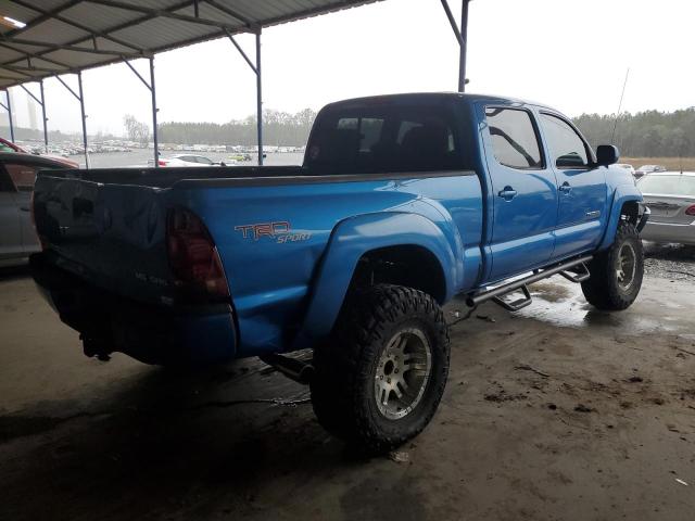 3TMMU52N18M007284 - 2008 TOYOTA TACOMA DOUBLE CAB LONG BED BLUE photo 3