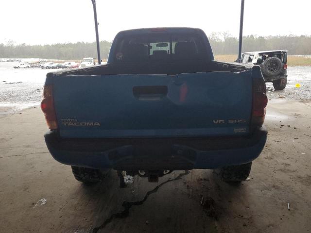 3TMMU52N18M007284 - 2008 TOYOTA TACOMA DOUBLE CAB LONG BED BLUE photo 6