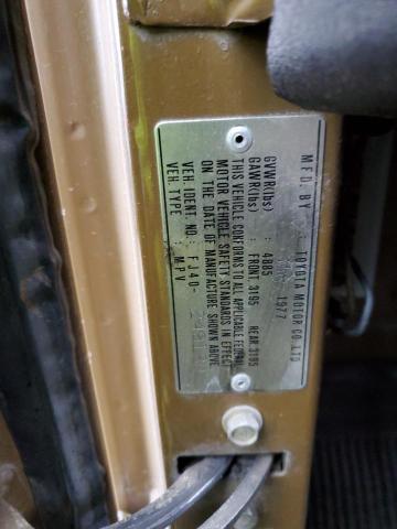 FJ40249180 - 1977 TOYOTA LANDCRUISE 棕色 照片 12