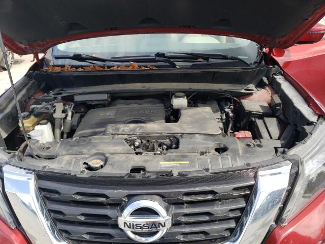 5N1DR2MN6HC605932 - 2017 NISSAN PATHFINDER S BURGUNDY photo 12