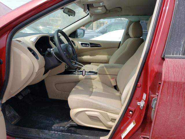 5N1DR2MN6HC605932 - 2017 NISSAN PATHFINDER S BURGUNDY photo 7