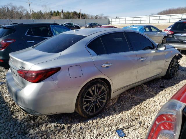 JN1FV7AR8JM700024 - 2018 INFINITI Q50 RED SPORT 400 SILVER photo 3