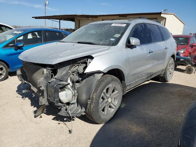 1GNKRHKD2FJ356926 - 2015 CHEVROLET TRAVERSE LT SILVER photo 1