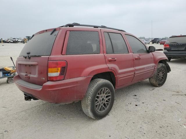 1J8GW58N84C270522 - 2004 JEEP GRAND CHER LIMITED BURGUNDY photo 3