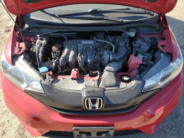 JHMGK5H55GX011159 - 2016 HONDA FIT LX RED photo 11