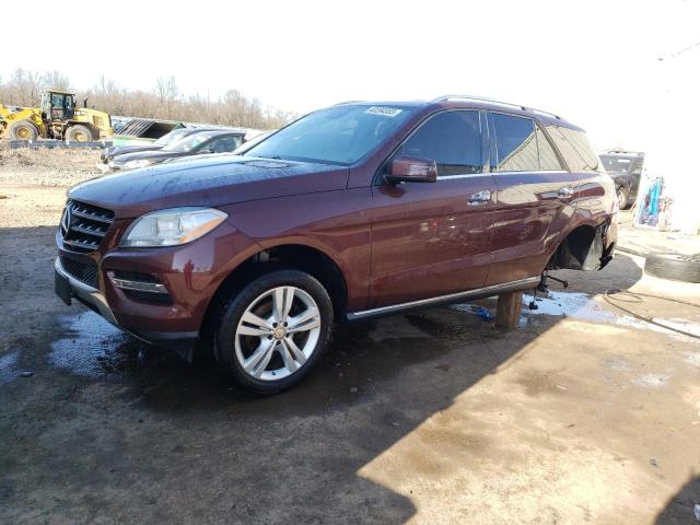 4JGDA5HB0FA461490 - 2015 MERCEDES-BENZ ML 350 4MATIC BURGUNDY photo 1