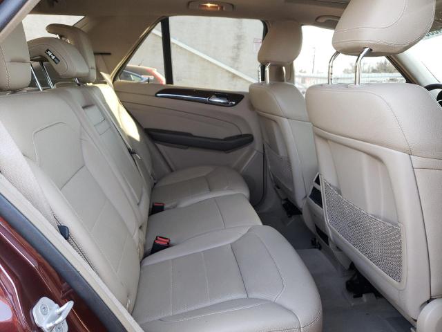 4JGDA5HB0FA461490 - 2015 MERCEDES-BENZ ML 350 4MATIC BURGUNDY photo 11