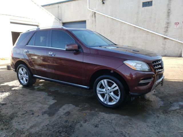 4JGDA5HB0FA461490 - 2015 MERCEDES-BENZ ML 350 4MATIC BURGUNDY photo 4