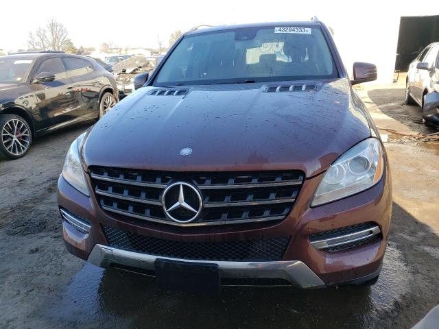 4JGDA5HB0FA461490 - 2015 MERCEDES-BENZ ML 350 4MATIC BURGUNDY photo 5