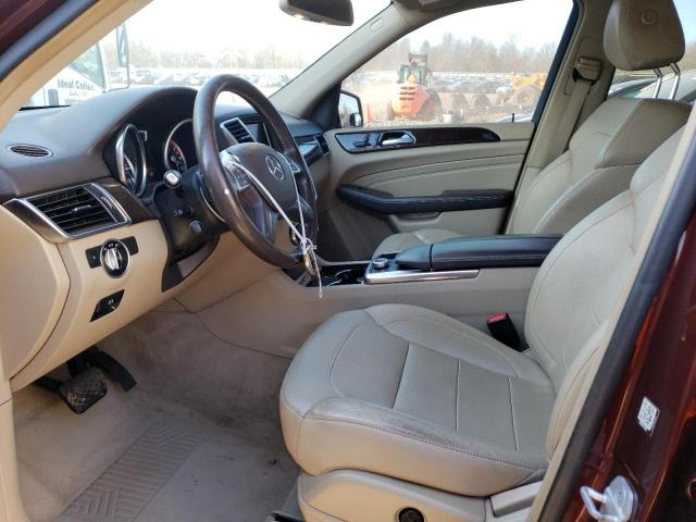 4JGDA5HB0FA461490 - 2015 MERCEDES-BENZ ML 350 4MATIC BURGUNDY photo 7