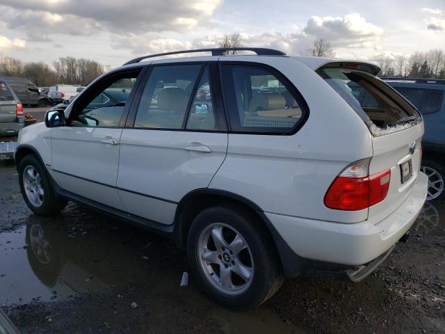 WBAFB33561LH14096 - 2001 BMW X5 4.4I WHITE photo 2