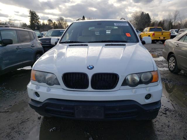 WBAFB33561LH14096 - 2001 BMW X5 4.4I WHITE photo 5