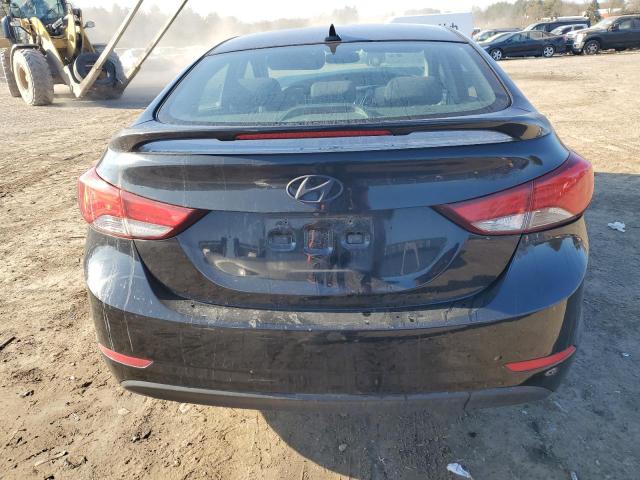 KMHDH4AE8FU226506 - 2015 HYUNDAI ELANTRA SE BLACK photo 6