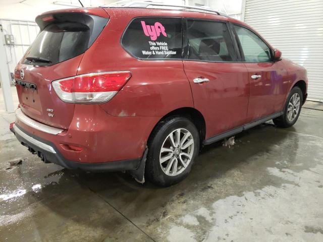 5N1AR2MM8EC603671 - 2014 NISSAN PATHFINDER S Qırmızı foto 3